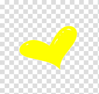 yellow heart transparent background PNG clipart