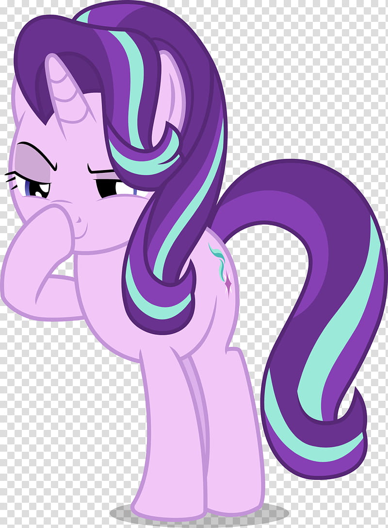 Cutefacestarlight, My LIttle Pony Starlight Glimmer touching nose transparent background PNG clipart