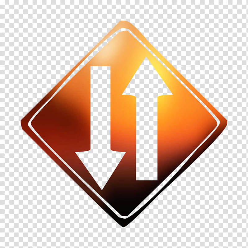 Traffic Arrow, Logo, Line, Triangle, Orange Sa, Sign, Signage, Traffic Sign transparent background PNG clipart