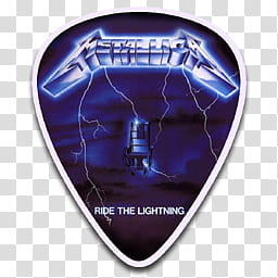Metallica Album Cover Icons, THELIGHTNING transparent background PNG clipart