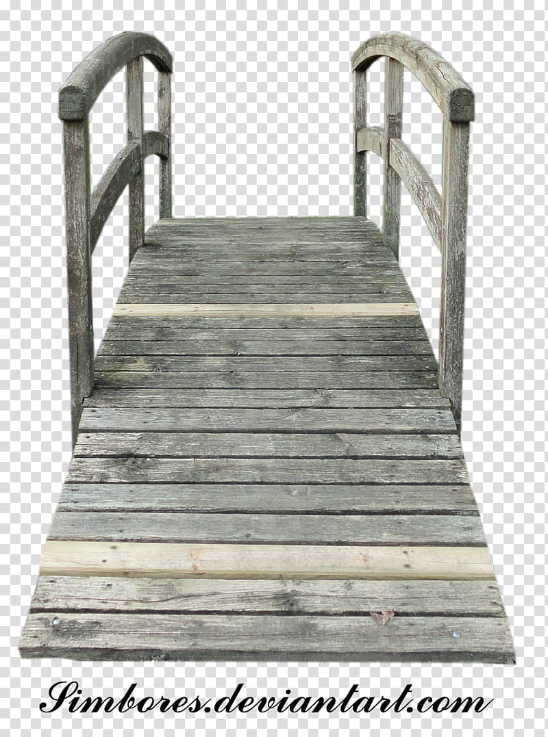 Wood japanese bridge , gray wooden bridge transparent background PNG clipart