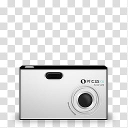 Niome s, white Opticus X camera illustration transparent background PNG clipart