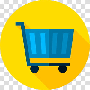 shopping cart logo blue