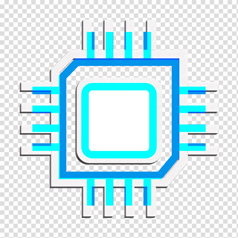 applet icon chip icon cpu icon, Electronics Icon, Microchip Icon, Pc Icon, Proceesor Icon, Blue, Text, Aqua transparent background PNG clipart