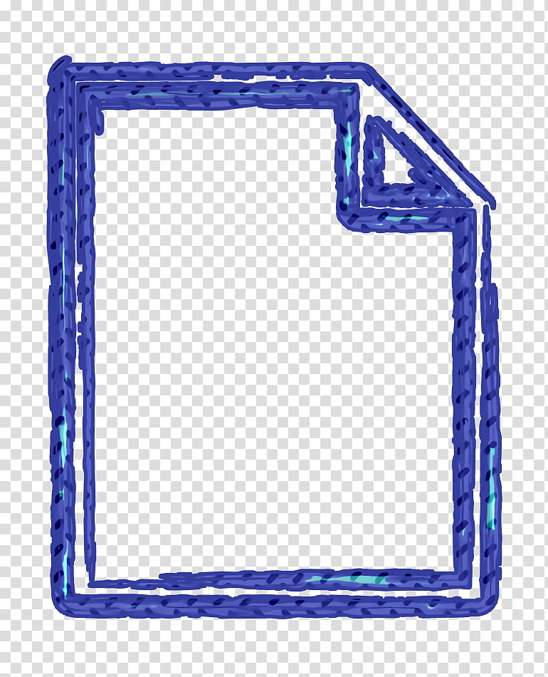 draft icon file icon productivity icon, Shape Icon, Social Icon, Blue, Cobalt Blue, Rectangle, Frame, Electric Blue transparent background PNG clipart