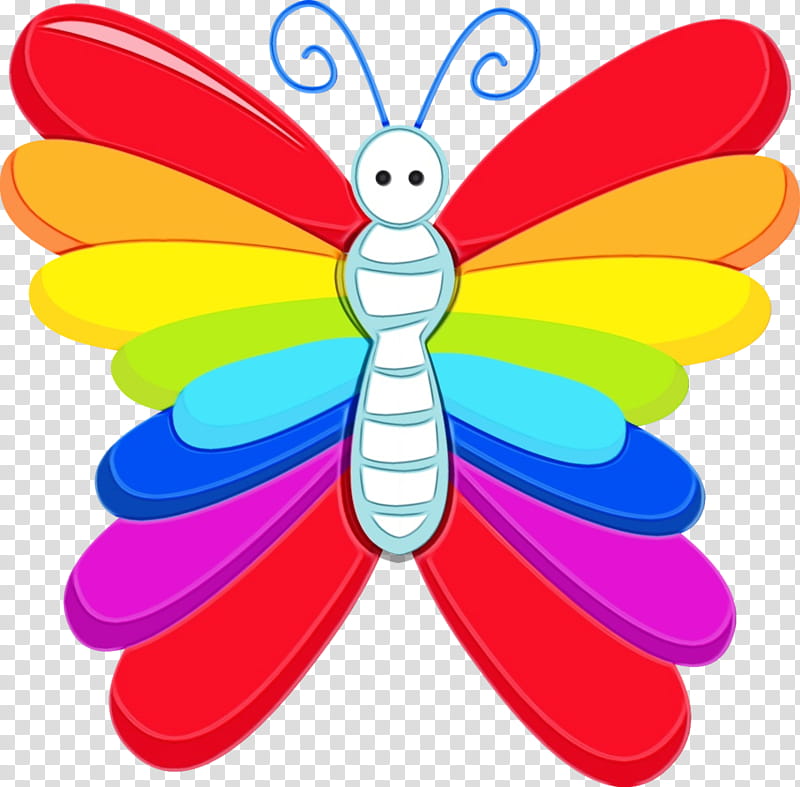 Watercolor Butterfly, Paint, Wet Ink, Rainbow, Logo, Rainbow Brite, Dragonflies And Damseflies, Insect transparent background PNG clipart