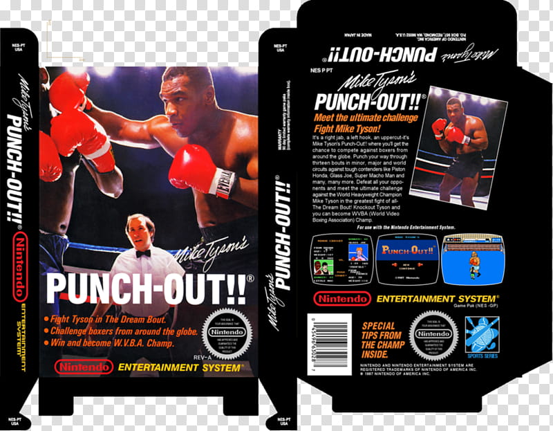Mike Tyson&#;s Punch Out (no sleeve) transparent background PNG clipart
