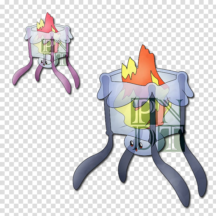 Fakemon FLOATERN, candle character transparent background PNG clipart