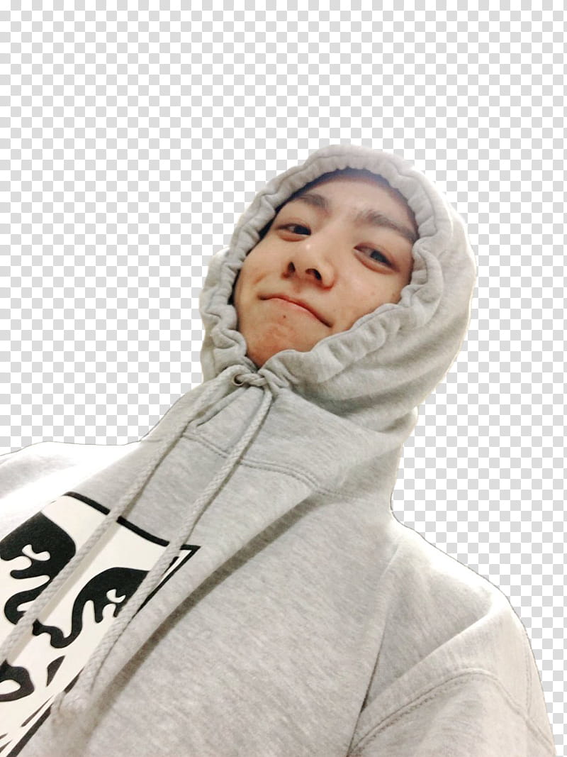 jeon jungkook , man wearing gray hoodie transparent background PNG clipart