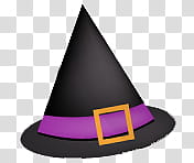 Halloween s, black witch hat transparent background PNG clipart