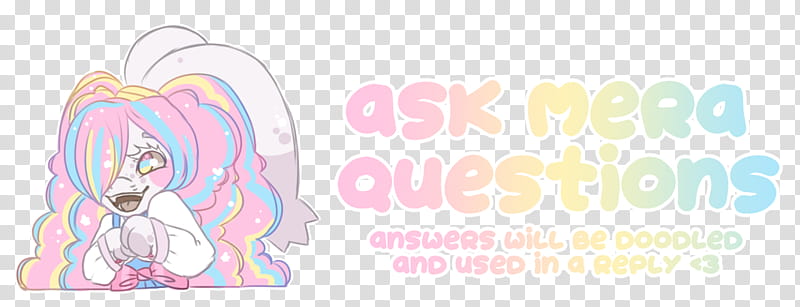 Ask Mera ! (questions, dares) transparent background PNG clipart