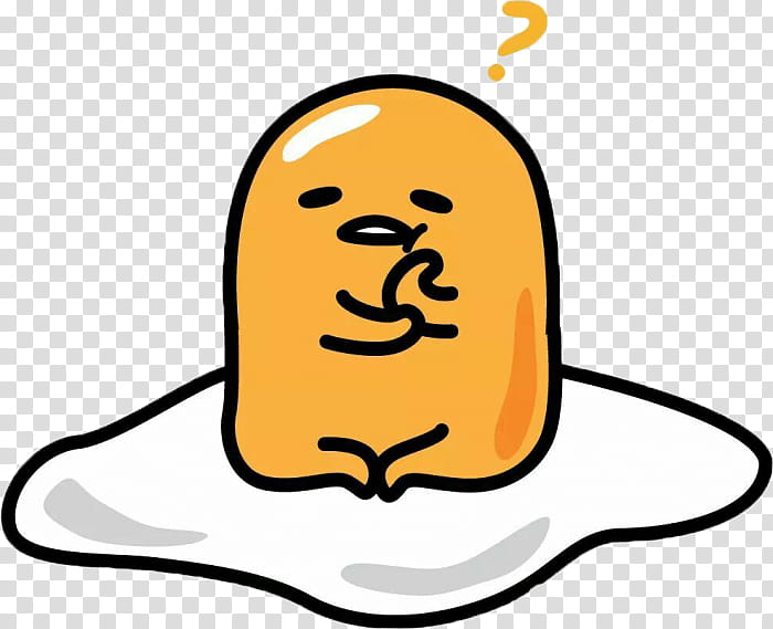 Egg, Sanrio, Stickers Gudetama, Character, Cartoon, Kawaii, Drawing, Facial Expression transparent background PNG clipart