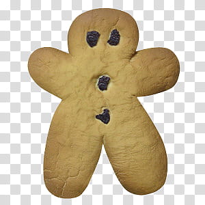 Christmas Items I, gingerbread man cooki transparent background PNG clipart