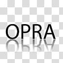 Reflections Vol I, OPERA, OPRA text transparent background PNG clipart