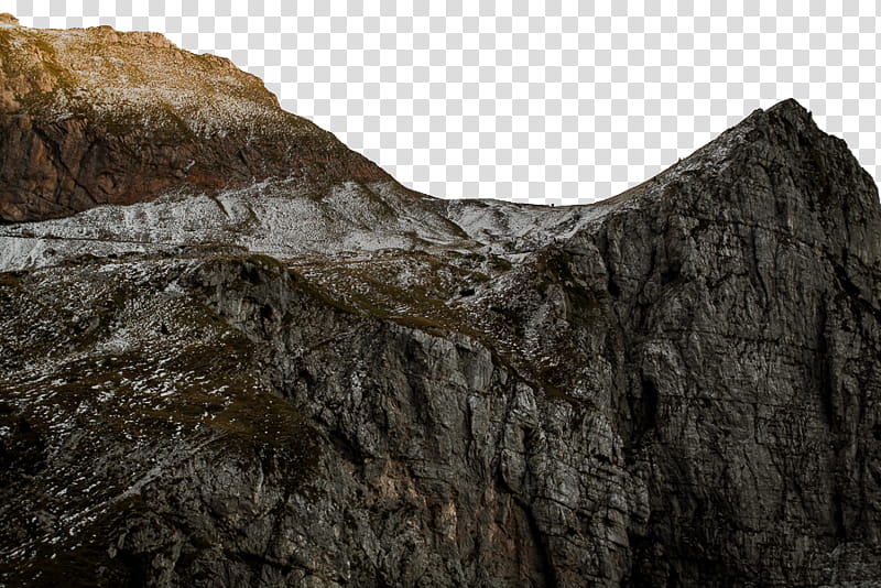 , gray rock mountain transparent background PNG clipart