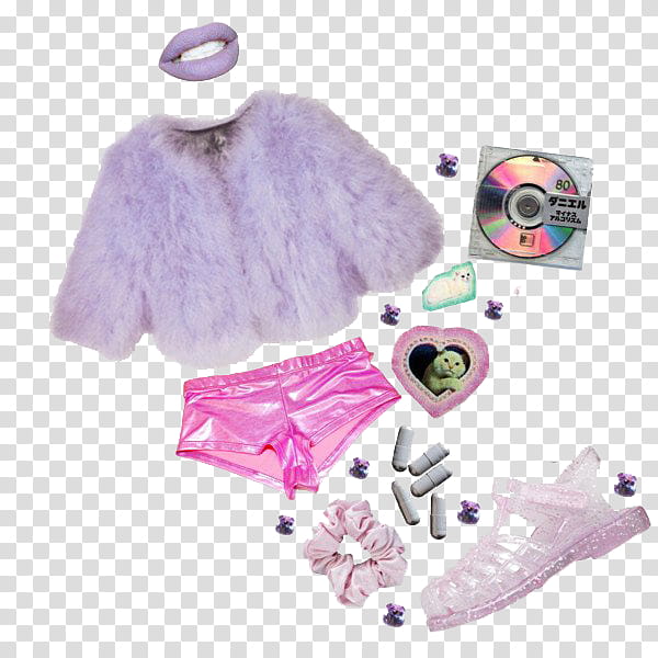 Full, purple jacket and pink shorts transparent background PNG clipart