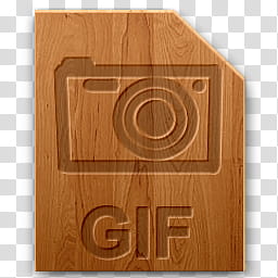 Wood icons for types, gif, GIF file logo transparent background PNG clipart