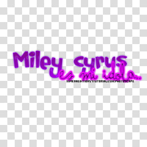 texto miley cyrus transparent background PNG clipart thumbnail
