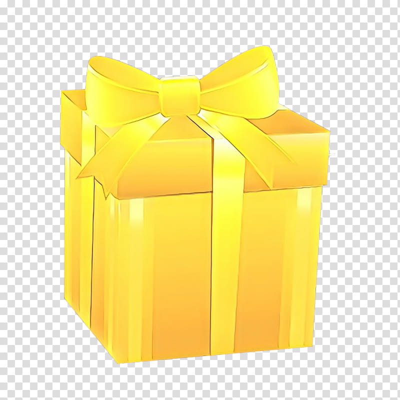 Gift Box Ribbon, Cartoon, Yellow, Present, Gift Wrapping, Material Property, Wedding Favors transparent background PNG clipart