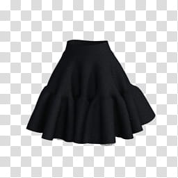 black mini skirt transparent background PNG clipart