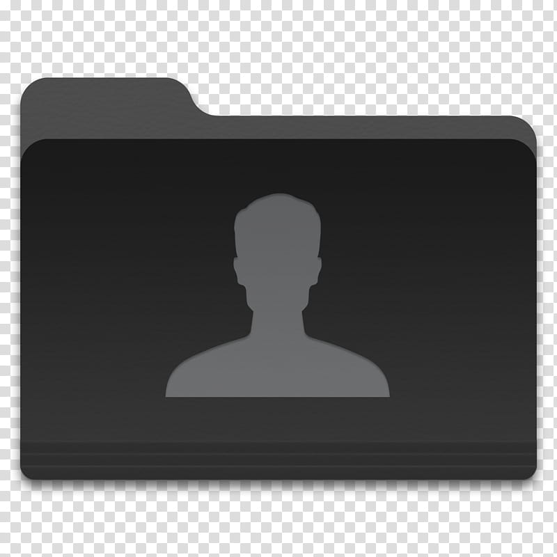 Dark Folder for Mac, Users icon transparent background PNG clipart