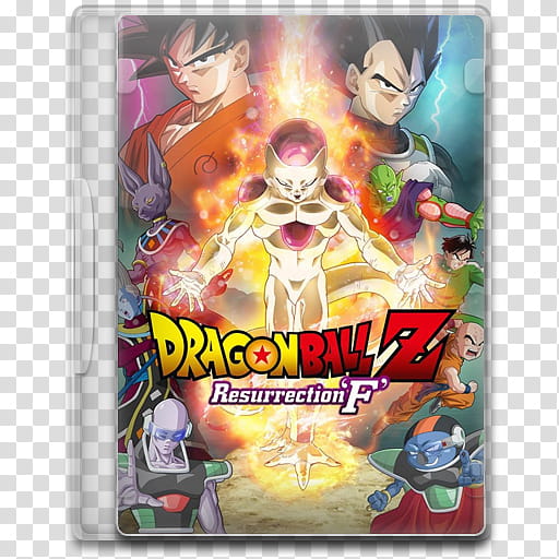 Movie Icon Mega , Dragon Ball Z, Resurrection 'F', Dragon Ball Z Resurrection F DVD case transparent background PNG clipart