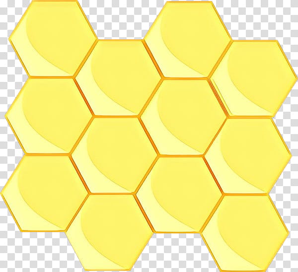 yellow pattern symmetry honeycomb square transparent background PNG clipart