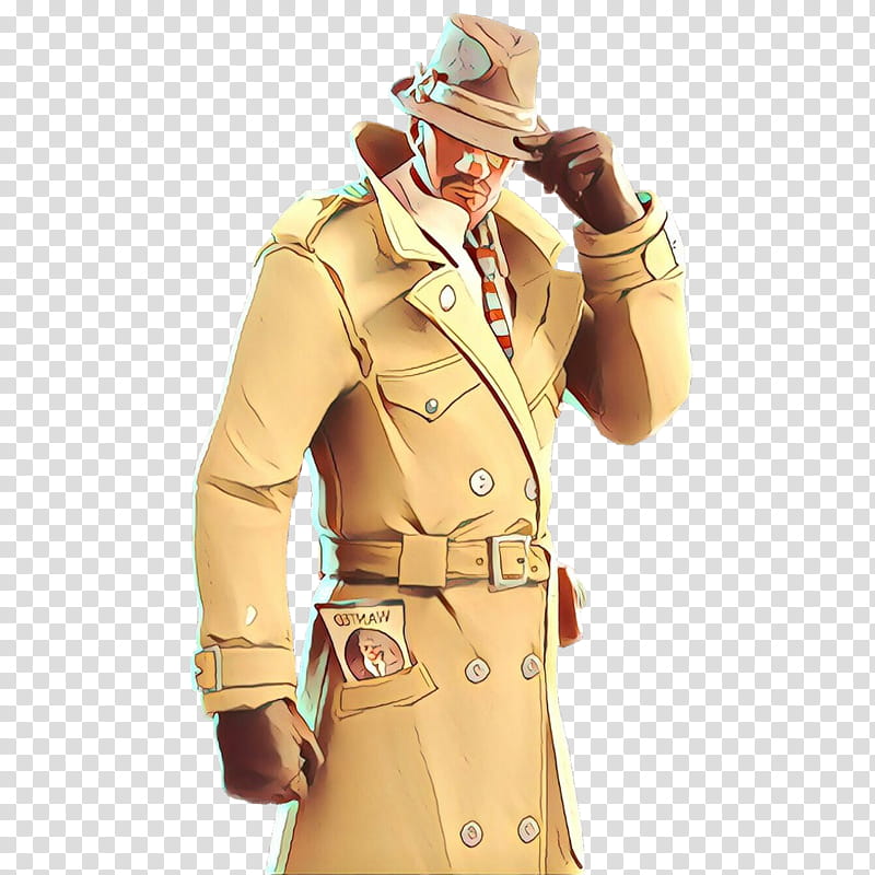 Coat, Cartoon, Figurine, Clothing, Trench Coat, Outerwear, Action Figure, Overcoat transparent background PNG clipart