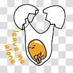 Gudetama, cracked egg illustration transparent background PNG clipart