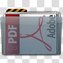 Adobe Reader, Acrobat PDF TIDGA icon transparent background PNG clipart