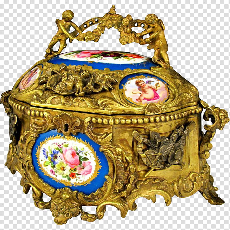 Flower Box, Bronze, Brass, Gold, Porcelain, Antique, Commemorative Plaque, Casket transparent background PNG clipart