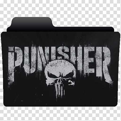 The Punisher folder icon transparent background PNG clipart