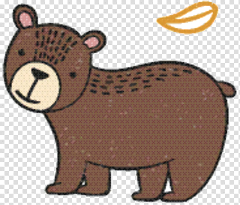 Bear, Horse, Cattle, Dog, Cartoon, Animal Figure, Brown, Snout transparent background PNG clipart