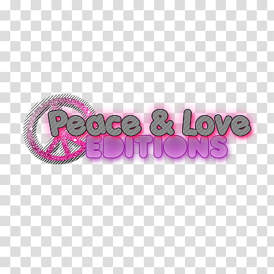 Peace And Love Editions transparent background PNG clipart