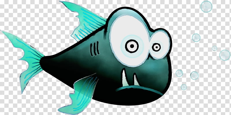 Piranha Humour Cartoon T-shirt Fish, Watercolor, Paint, Wet Ink, Tshirt, Polo Shirt, Hoodie, Animation transparent background PNG clipart