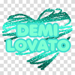 Texto de Demi Lovato transparent background PNG clipart thumbnail