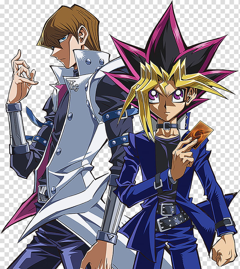 yugioh movie  render, two male animated characters art transparent background PNG clipart