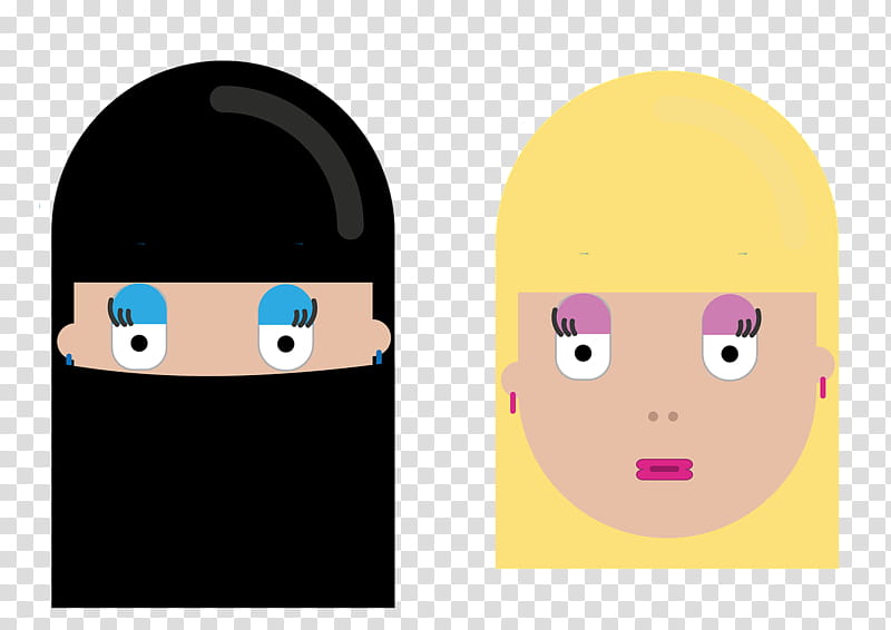 Woman Face, Video, Girl, Burqa, Gratis, Library, Facial Expression, Cartoon transparent background PNG clipart