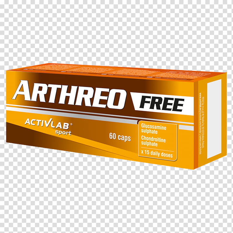 Activlab Arthreo Free 60 Capsules Yellow, Dietary Supplement, Joint, Glucosamine, Ligament, Sports, Health, Vitamin transparent background PNG clipart