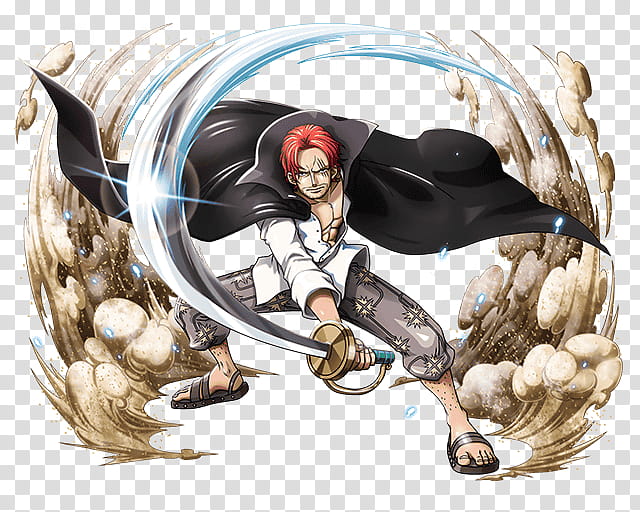 Akagami Shanks One of Four Yonko transparent background PNG clipart