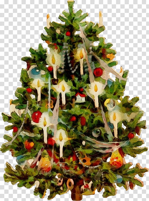 Christmas tree, Watercolor, Paint, Wet Ink, Christmas Decoration, Christmas Ornament, Oregon Pine, Christmas transparent background PNG clipart