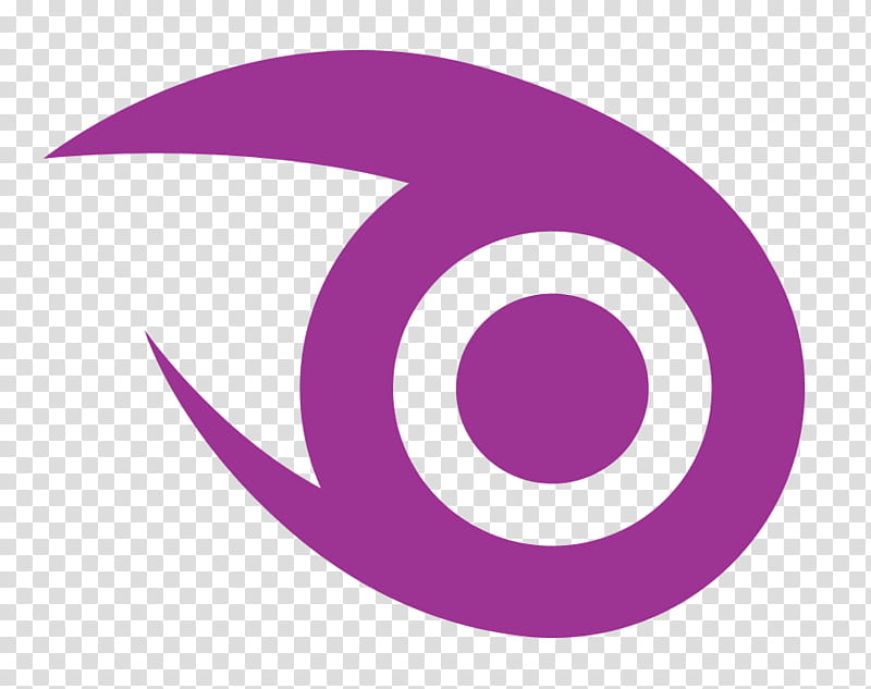 Eye Symbol, Logo, UTOPIA, Blue, Magenta, Io, Purple, Violet transparent background PNG clipart