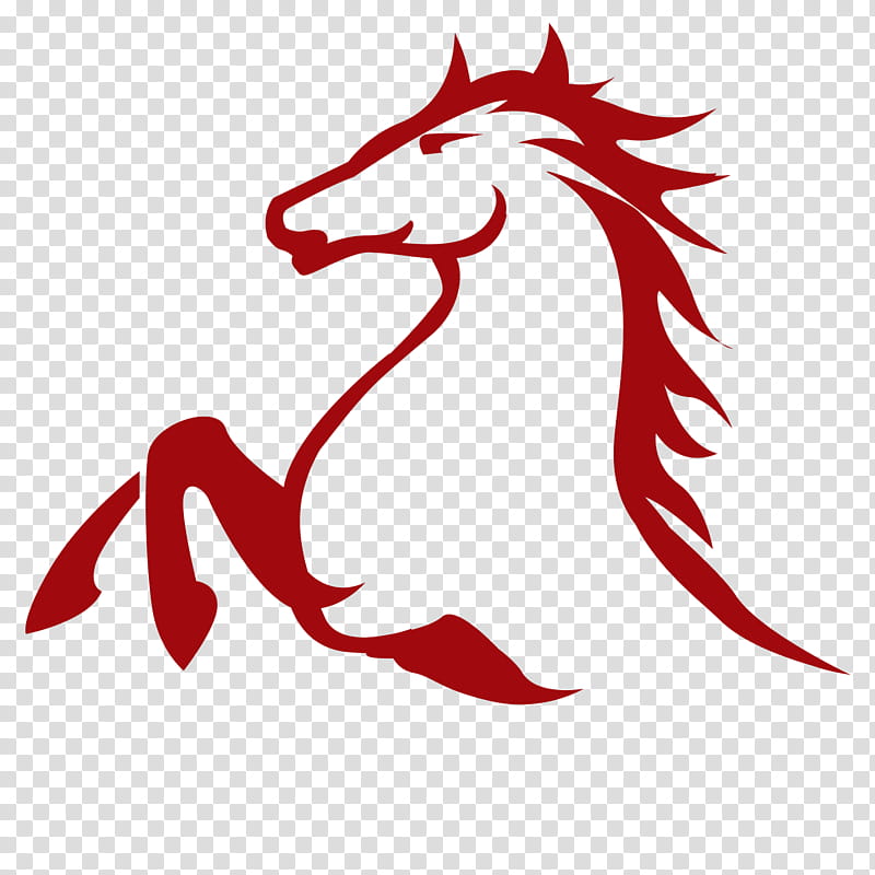 Dog Logo, Mustang, Cartoon, Naturism, Horse, Red transparent background PNG clipart