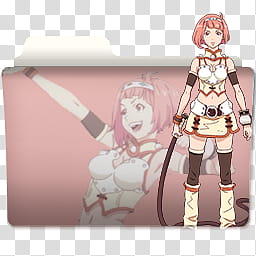 Anime Girls Folder Icon Spring  v, Drango Nina transparent background PNG clipart