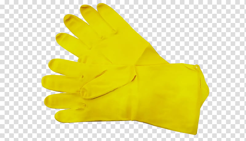 Yellow Safety Glove, Personal Protective Equipment, Household Cleaning Supply, Formal Gloves, Hand transparent background PNG clipart