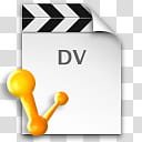 VLC Icons, DV transparent background PNG clipart