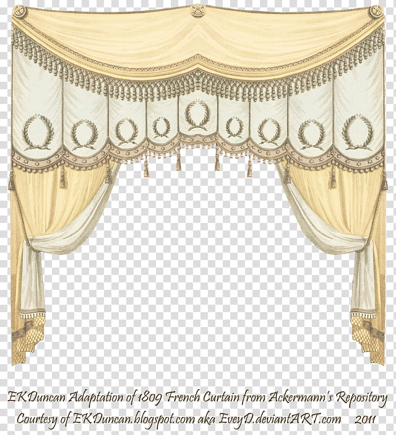 EKD  Curtain Buttercup, yellow curtain transparent background PNG clipart