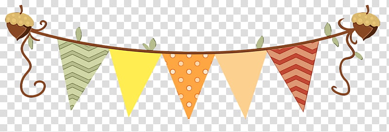 Autumn, Bunting, Flag, Text, Banner, Printing, Orange, Yellow transparent background PNG clipart