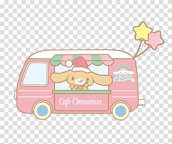 Cute Christmas xp, bear inside cafe cinnamon bus drawing transparent background PNG clipart
