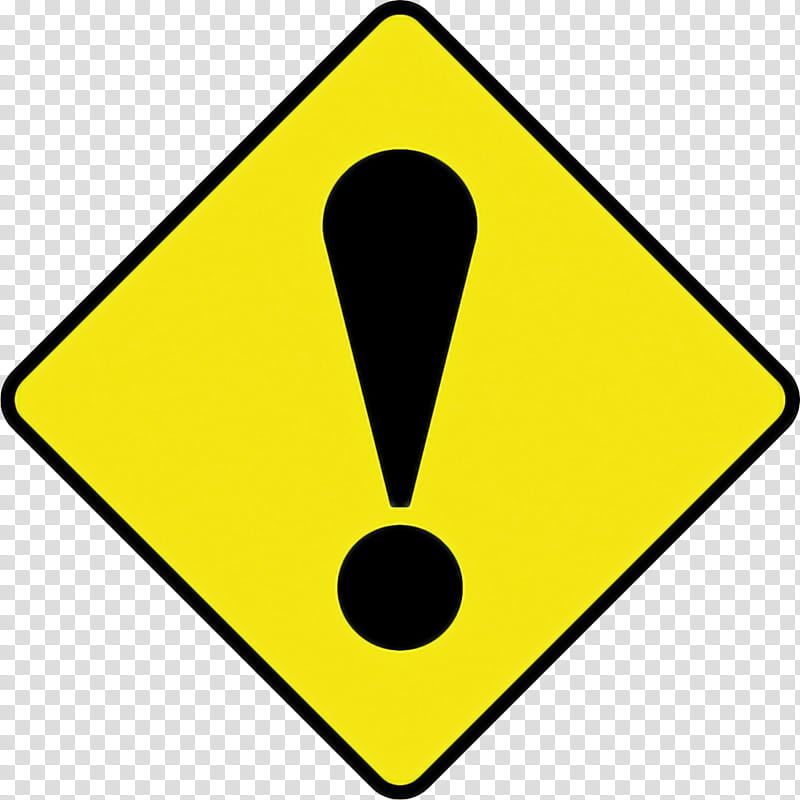 Exclamation Mark, Sticker, Warning Sign, Hazard Symbol, Triangle, Road, Traffic Sign, Interjection transparent background PNG clipart